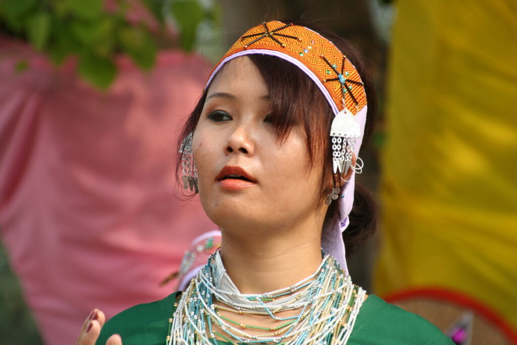 Traditional local girl of Meghalaya